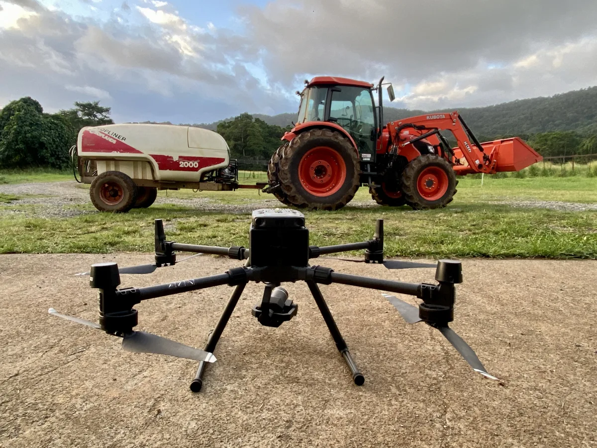 Detail of land measurement work